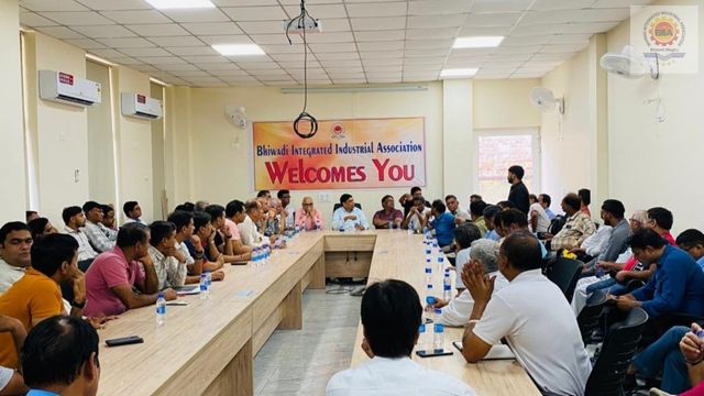 26 Aug 2023 – BIIA hosted a meeting with RIICO and Pollution Control Board officials to discuss CETP connection issues and industrial effluent management challenges.