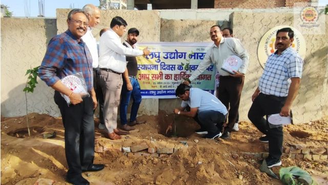 23 Apr 2025 – BIIA, in collaboration with Laghu Udyog Bharati, organized a tree plantation drive promoting green initiatives and environmental sustainability in the industrial area.