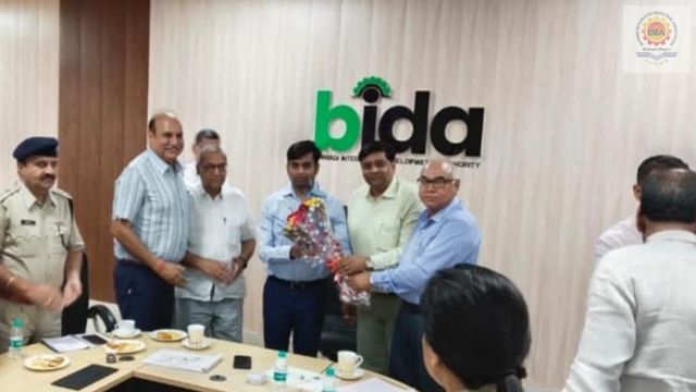 10 May 2022 – District Collector Shri Shivprasad Nakate Ji, IAS, visited Bhiwadi Industrial Area for the first time and interacted with industrial representatives.