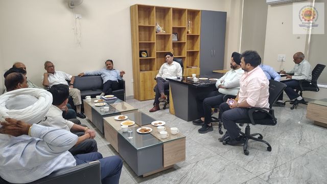 04 Jun 2025 – A focused meeting with RIICO Unit-II officials was held at BIIA House to discuss infrastructure concerns and development issues of the industrial area.