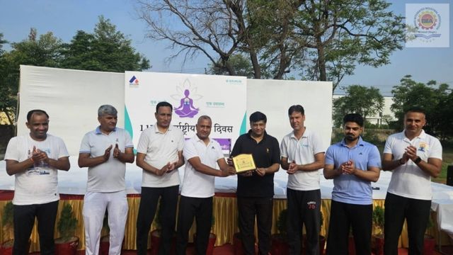 21 Jun 2025 – President BIIA, Shri Parveen Lamba Ji, participated in the Yoga Day camp organized by B Braun, promoting health, harmony, and workplace wellness.