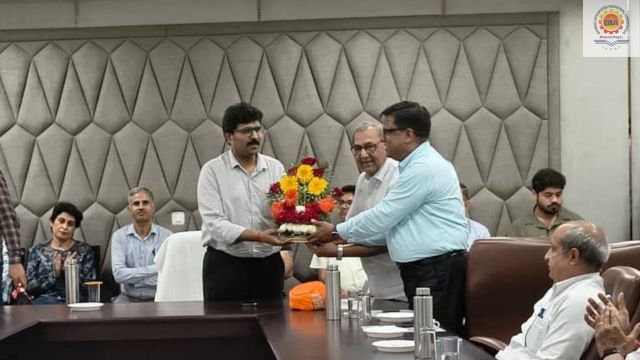 20 Aug 2025 – Meeting with Shri Dr. Ravikumar Surpur Ji, IAS, Chairman, RSPCB, at RIICO Guest House.
