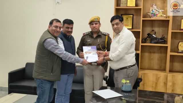 17 Nov 2025 – BIIA extended a welcome to the newly appointed Shri Daara Singh Ji, SHO, Bhiwadi Phase 3 and held a constructive discussion on law and order issues in the area.