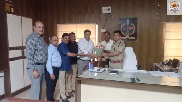 23 May 2026 – BIIA delegation extended a warm welcome to ASP Shri Sriman Lal Meena Ji, RPS, on assuming office by presenting him with a bouquet and discussions were also held on industrial security and strengthening industry-police coordination.